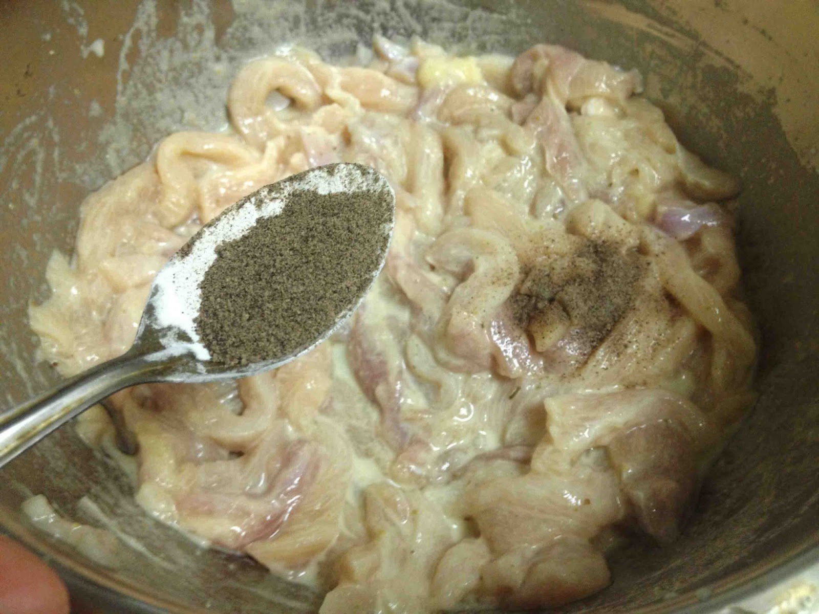 CHICKEN STRIPS RECIPE SPICY SAUCY CHICKEN