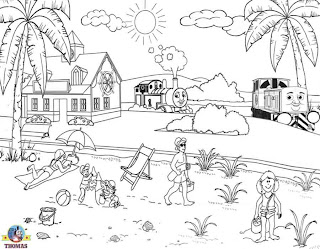 Beach Coloring Pages | Coloring Pages For Kids