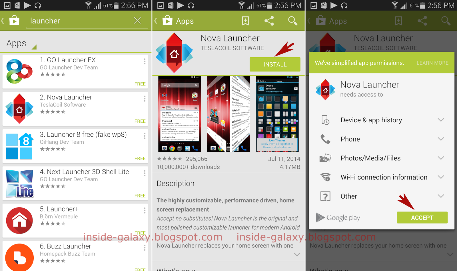 comment installer google play store sur galaxy s