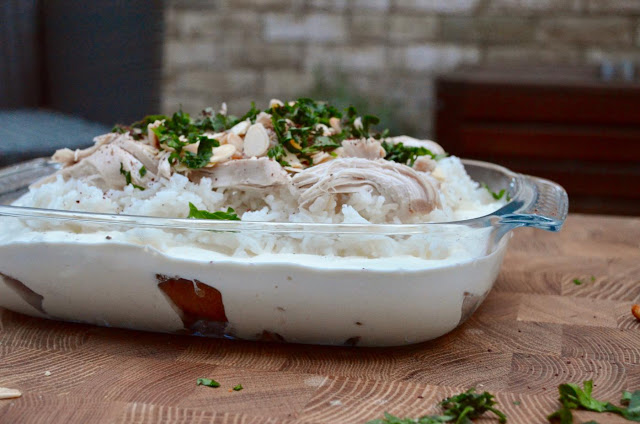 How to make this filling chicken fatteh from Syria