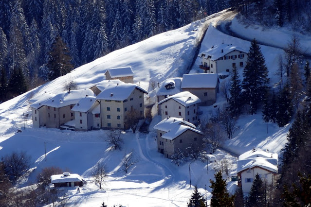 monte cornetto folgaria ciaspole