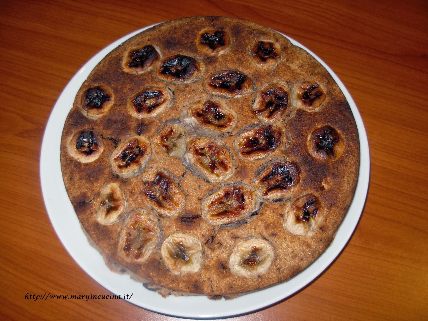 torta banane e cioccolato