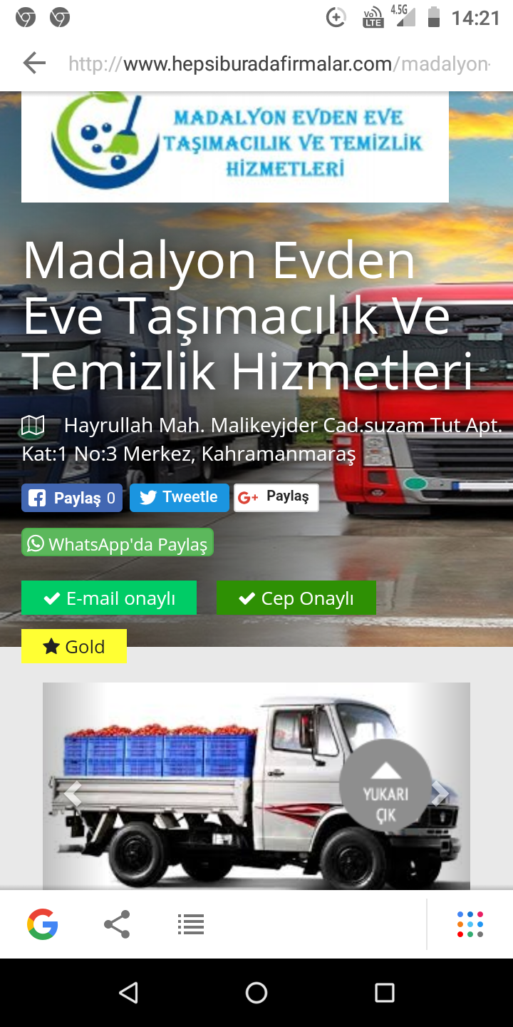 kahramanmaras ta evden eve nakliyat 05448451994