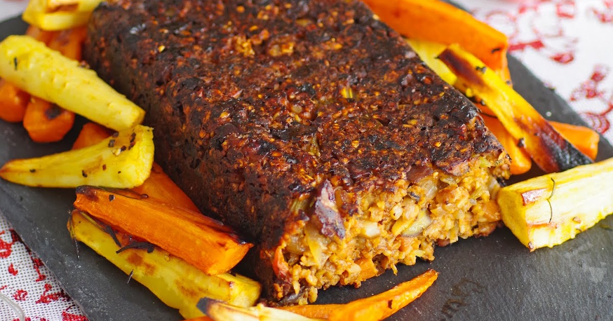 Mushroom Tempeh Nut Roast Euphoric Vegan