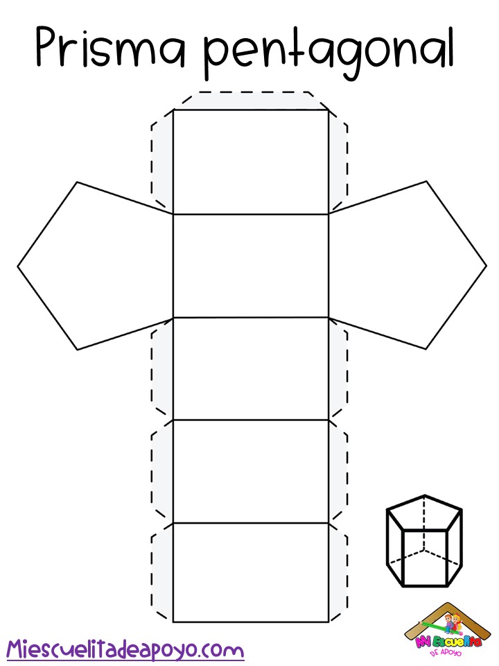 Prisma Triangular Cuerpos Geometricos Para Armar Figuras Geometricas ...