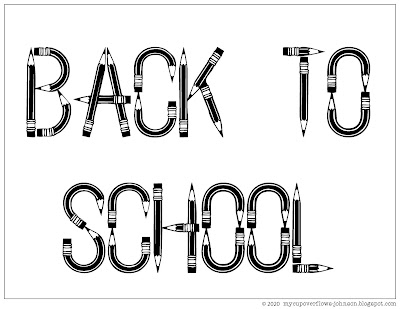 back to school pencil coloring page
