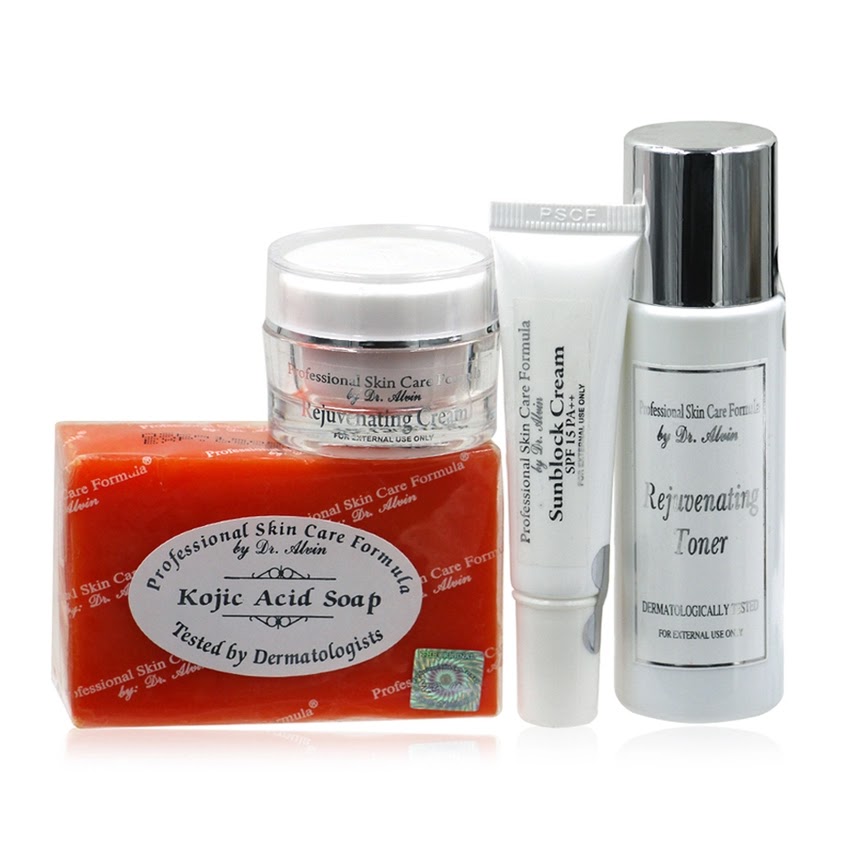 Professional Skin Care Formula by Dr. Alvin - Rejuvenating Set for Dry 