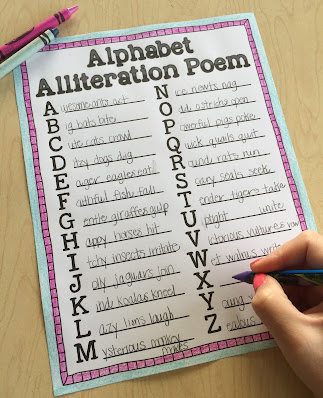 Alphabet Alliteration Poem