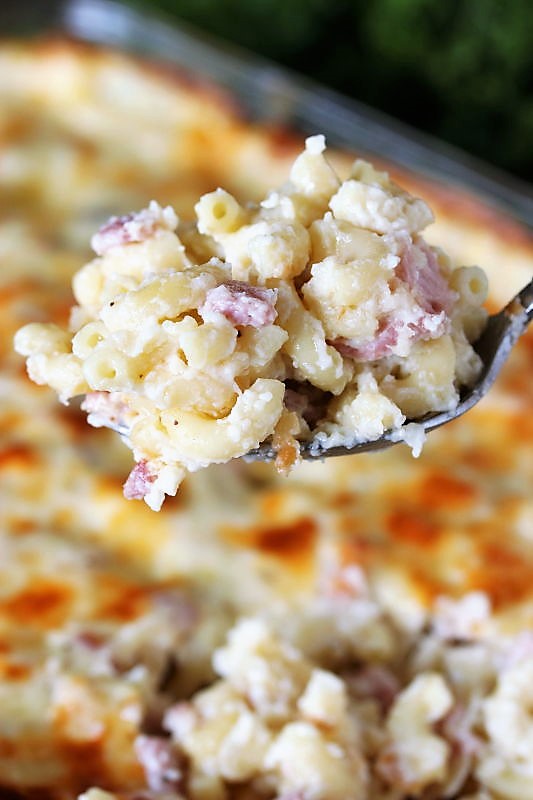 Baked Ham Macaroni and Cheese The Kitchen is My Playground