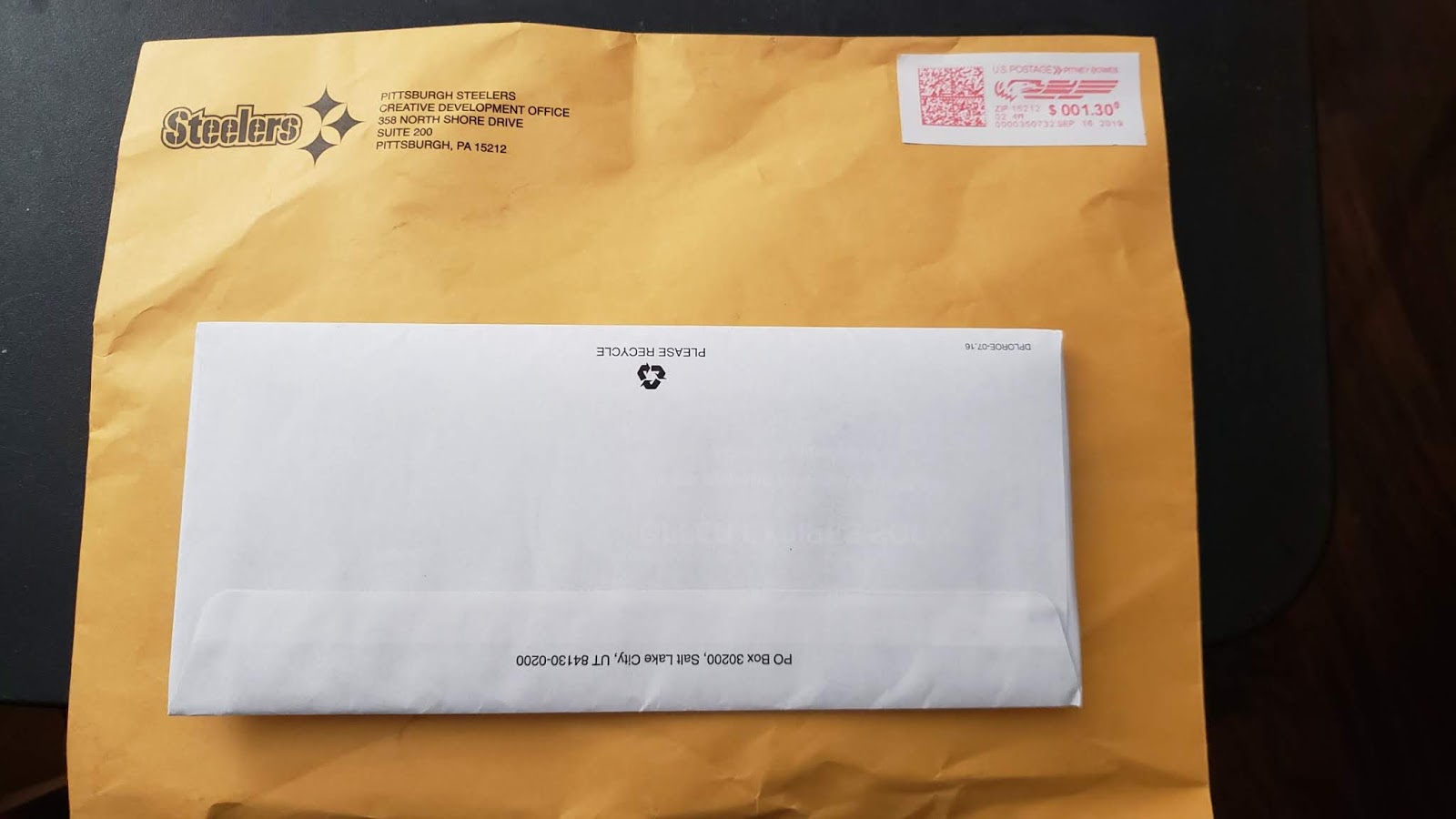 Corner of Ashburn and Yawkey Fan Pack 18 Pittsburgh Steelers (First