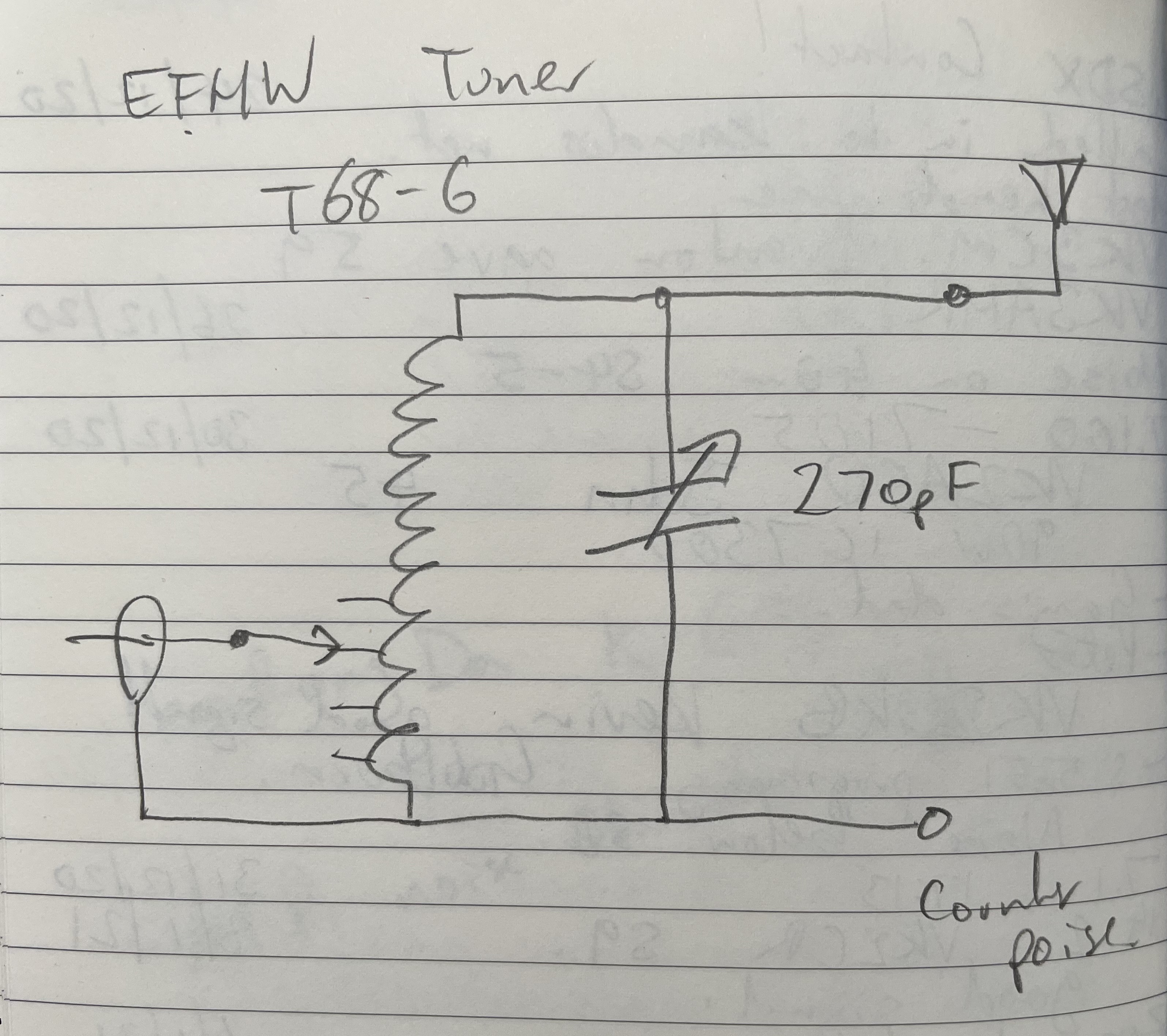 marxy's musing on technology: Simple end fed tuner to fit in a cheap