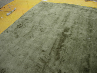 bamboo yarn silk rug