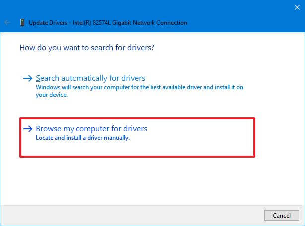 browse computer drivers windows 10