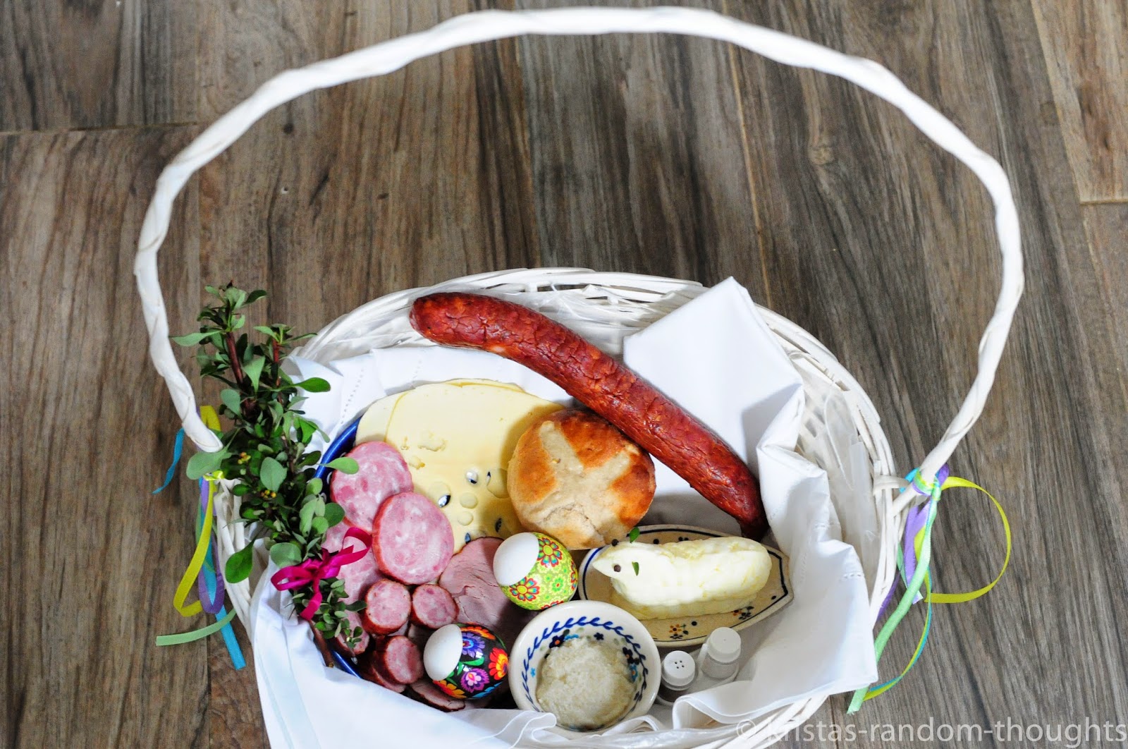 Kristas Random Thoughts Our Polish Easter Basket