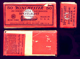 Spotlight Win. .22 Ammo Vintage Box Full Correct