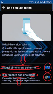 Come usare smartphone Android con una mano: tutorial