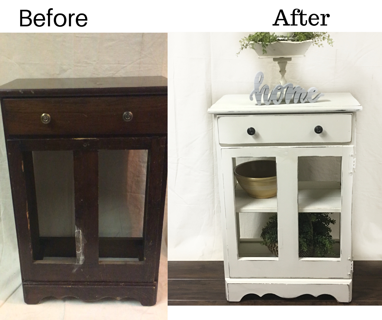 A Whole New Light New Life to an Old Hamper