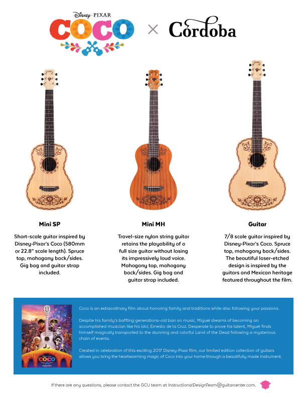 Disney/Pixar Coco x Cordoba Guitars