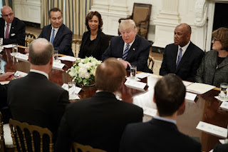 President Trump meets airline executives asking for relief