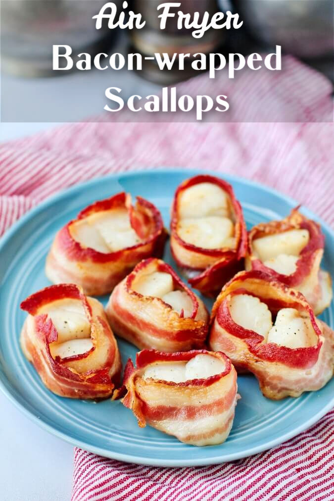 Bacon Wrapped Scallops, Marinated to Perfection