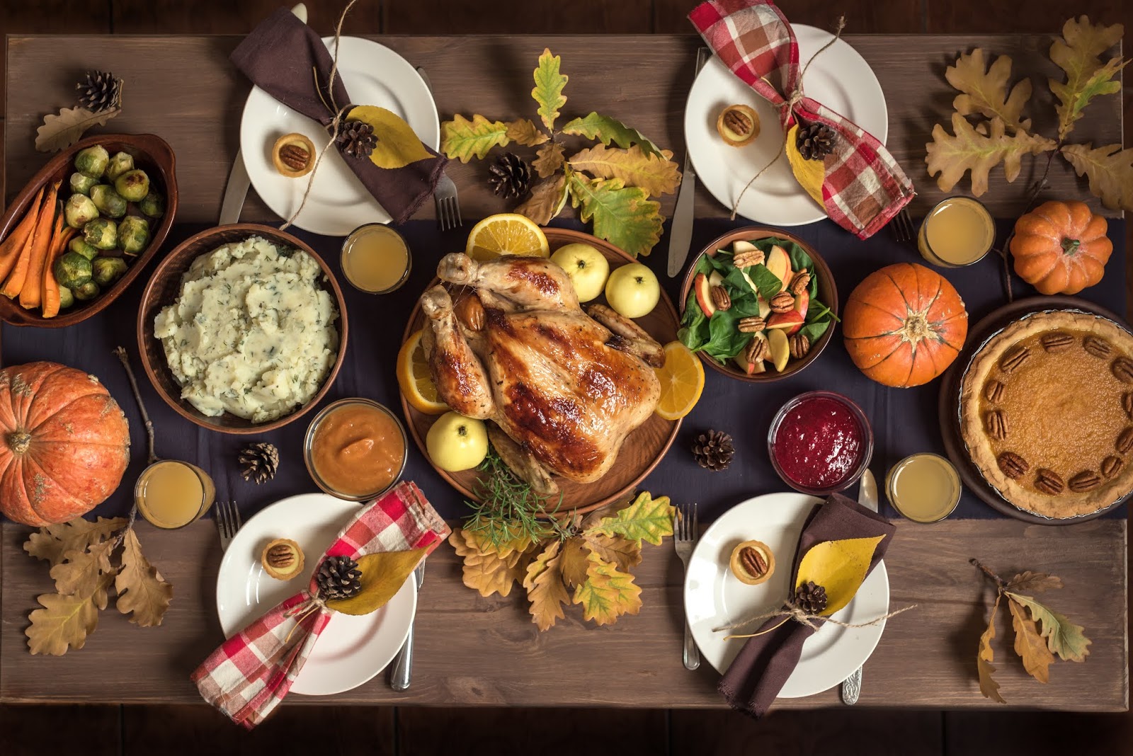 Homemade thanksgiving place setting ideas