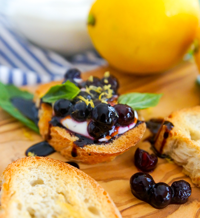 Blueberry Ricotta-Goat Cheese Crostini from The Pioneer Woman Cooks, The New Frontier