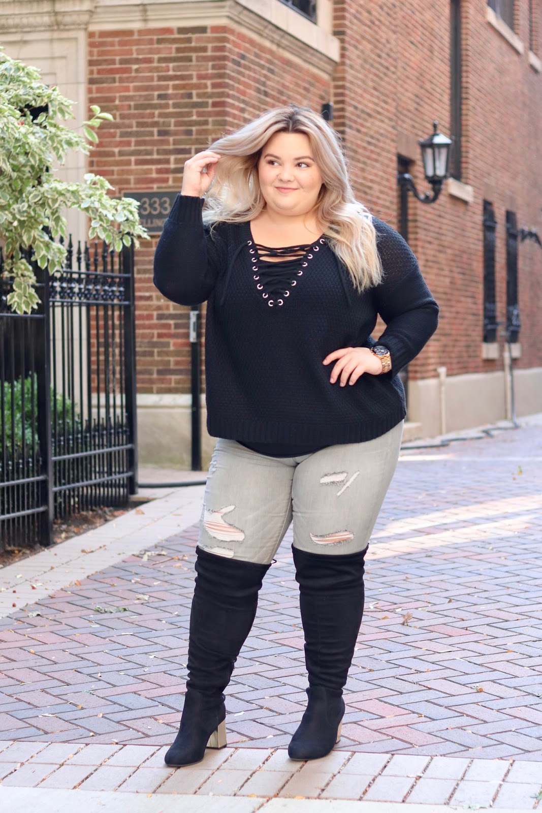 CHARLOTTE RUSSE PLUS SIZE BOOTS - Natalie in the City