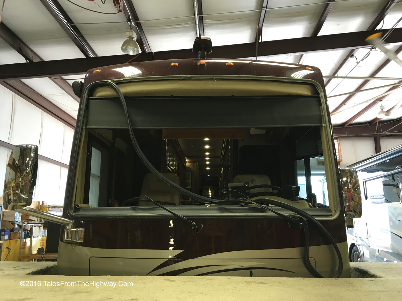 Tales from the Highway Tiffin Paint Factory & Windshield Shop