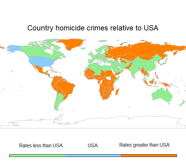 World Homicide Rates By Country