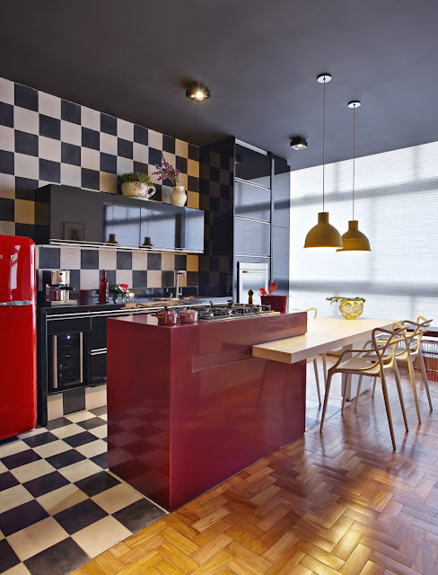 Apartamento decoração retrô em BH por Gislene Lopes. Blog Achados de Decoração Apartamento decoração retrô em BH por Gislene Lopes. Blog Achados de Decoração