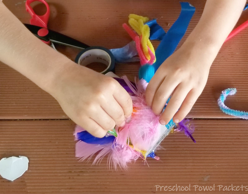 Preschool STEM Mixed Media Collage Art Preschool Powol Packets