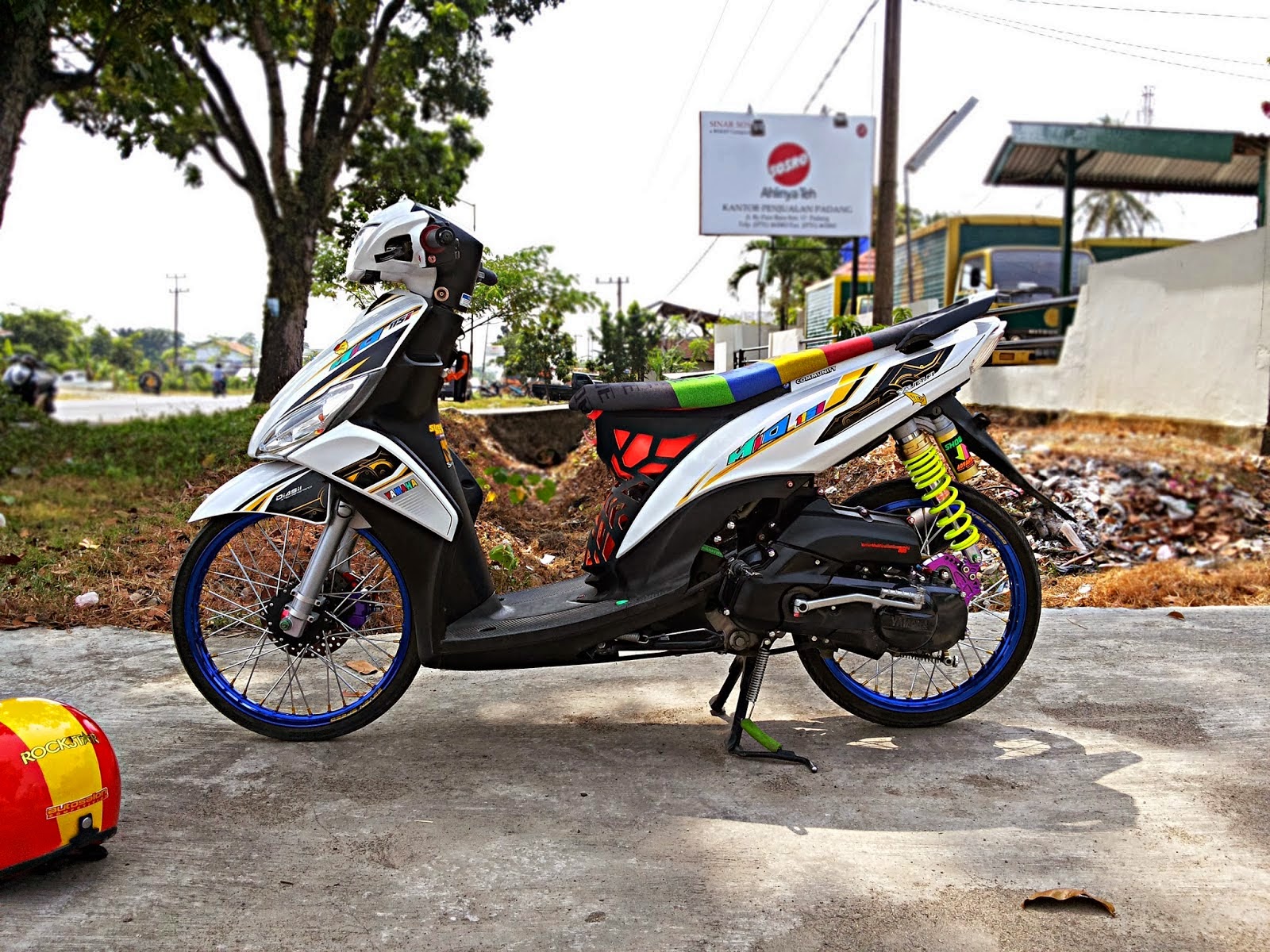 80 Modifikasi Motor Mio Unik Sobat Modifikasi