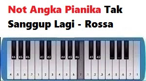 Not Angka Pianika Tak Sanggup Lagi Rossa Calonpintar Com