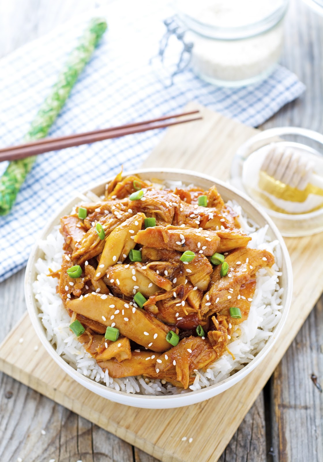 The Iron You CrockPot Honey Sesame Chicken