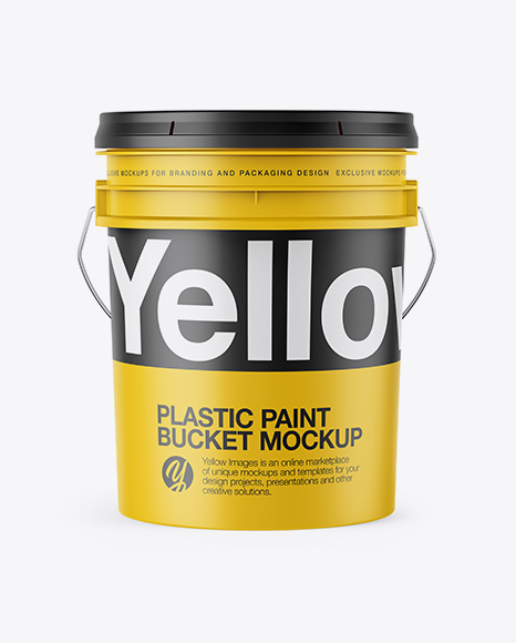 Free 5 Gallon Paint Bucket Mockup PSD Set - Good Mockups