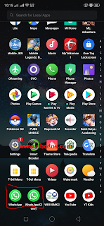 Cara Clone Aplikasi WhatsApp Di Hp Android Realme 3 Pro