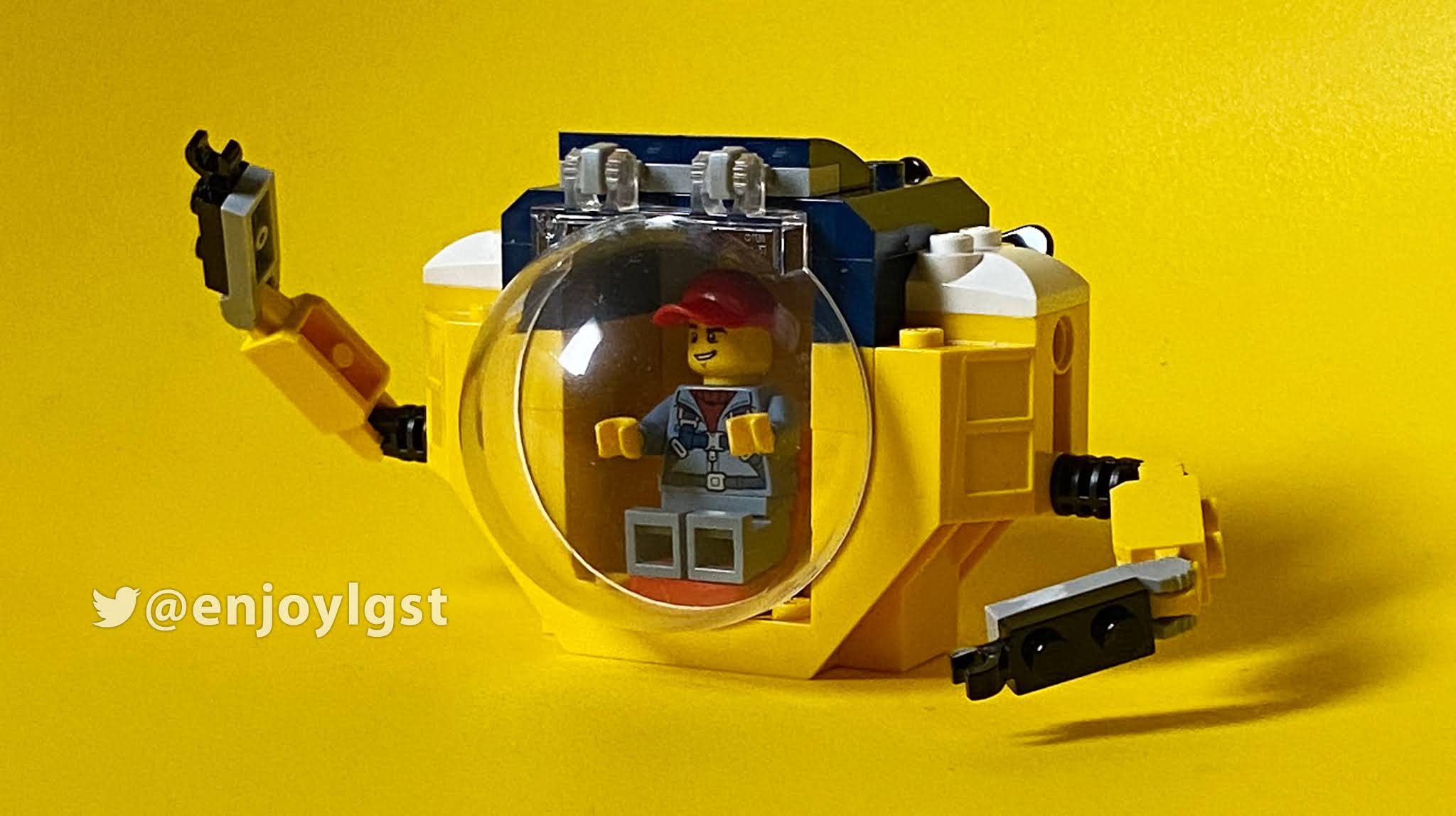 レゴ(R)LEGO(R)レビュー：60263 小型潜水艦：シュモクザメがかわいすぎるナショジオコラボセット