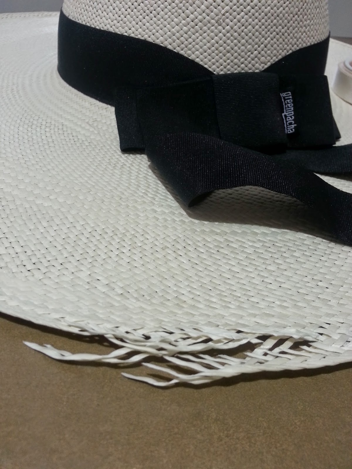 Julie Fleming Melbourne Large Brim Panama Hat Repair