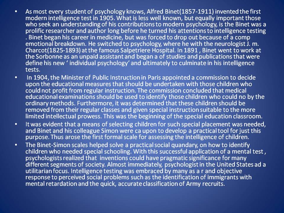 Historical Background of Psychological Test Health with Hamdani