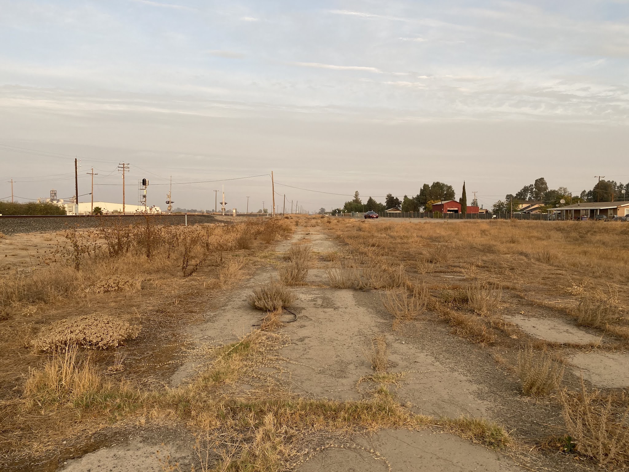 Former US Route 99 in the Chowchilla Area