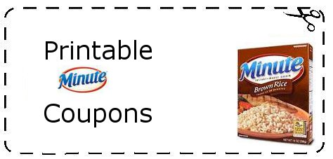 Minute Rice Coupons | Printable Grocery Coupons