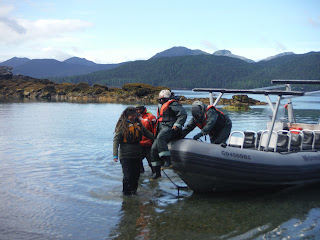 Zodiac tour in Haida Gwaii