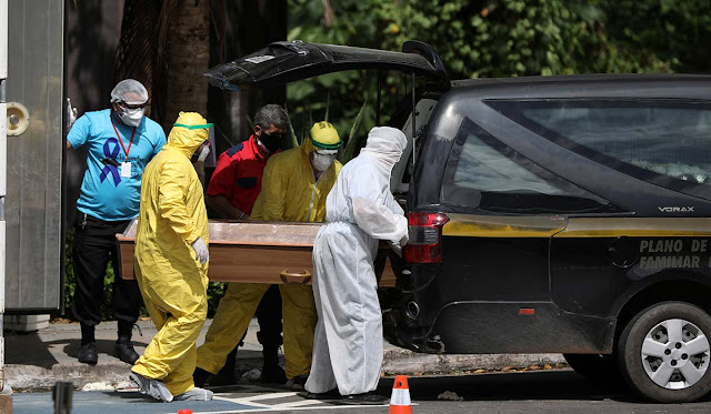 Brasil registra 600 mortes por coronavírus em um dia