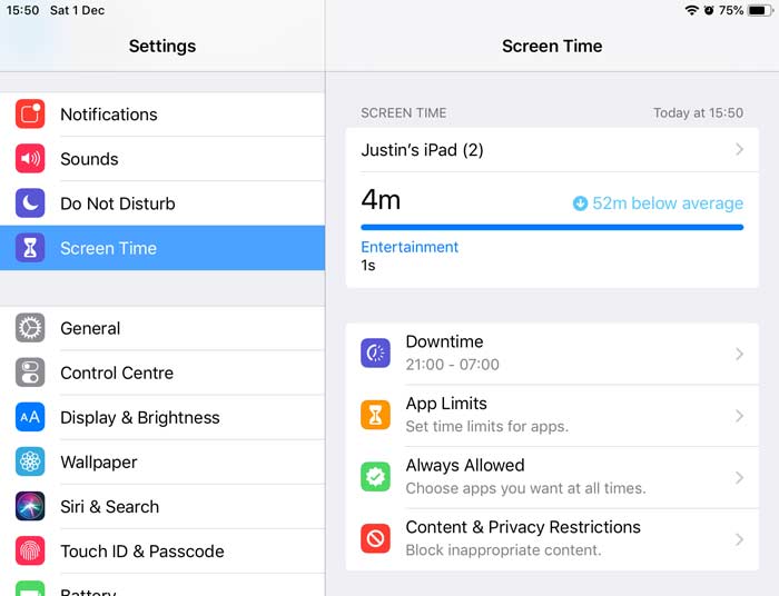 How to check which apps you use on the iPad