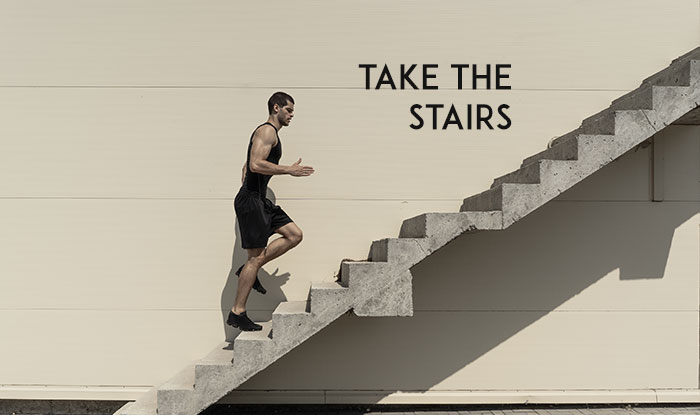 Take the stairs | Health Fitness Guide for Beginners | NeoStopZone