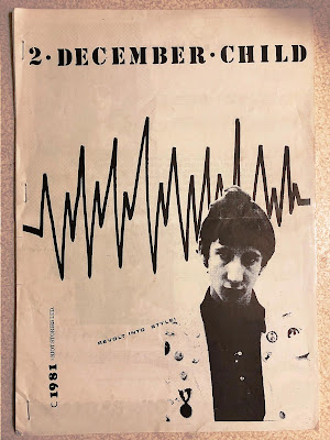 The front cover of Paul Weller's December Child fanzine issue two featuring Pete Townshend