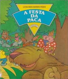 A festa da paca | Lucina Maria Marinho Passos | Editora: Scipione | São Paulo-SP | Coleção: Festa do Livro | 1991 | ISBN: 85-262-1843-3 | Ilustrações: Oscar Rubens Villaça |
