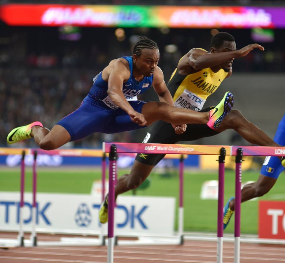 Paul Merca World record holder Aries Merritt and reigning world long