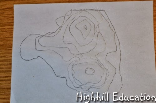 Highhill Homeschool: Make Your Own Contour Map