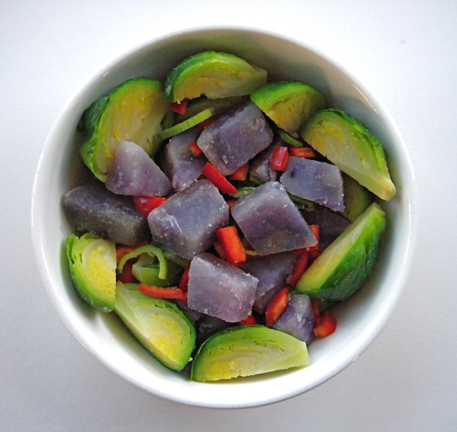 lisa b wellness Warm Winter Purple Peruvian Potato Salad